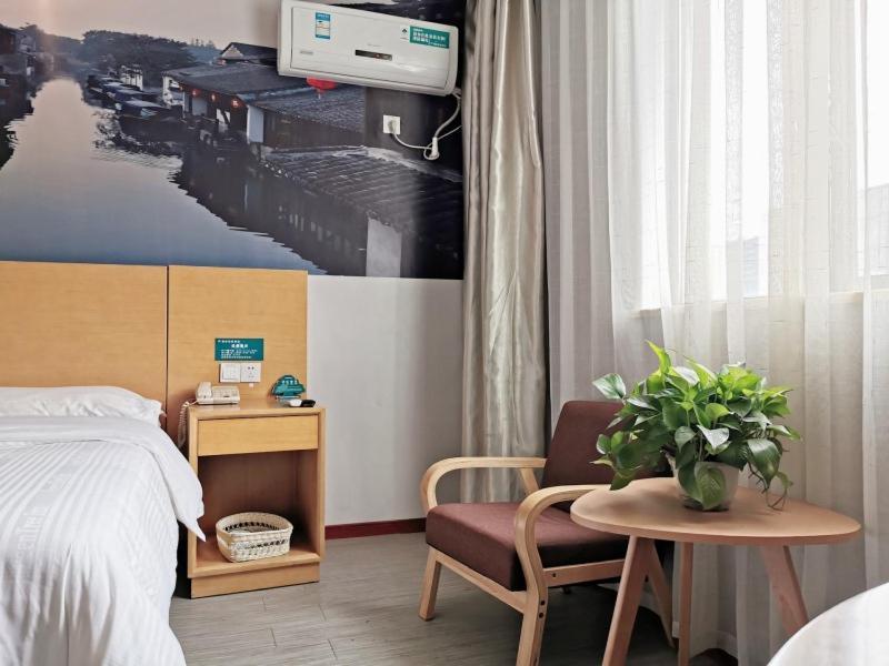Greentree Inn Jiangsu Suzhou International Film City South Jinshan Road Express Hotel Zewnętrze zdjęcie
