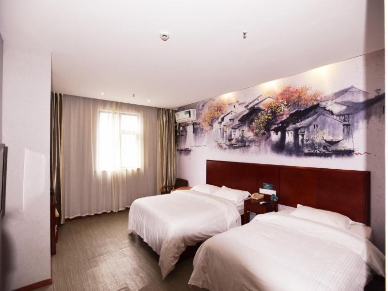 Greentree Inn Jiangsu Suzhou International Film City South Jinshan Road Express Hotel Zewnętrze zdjęcie