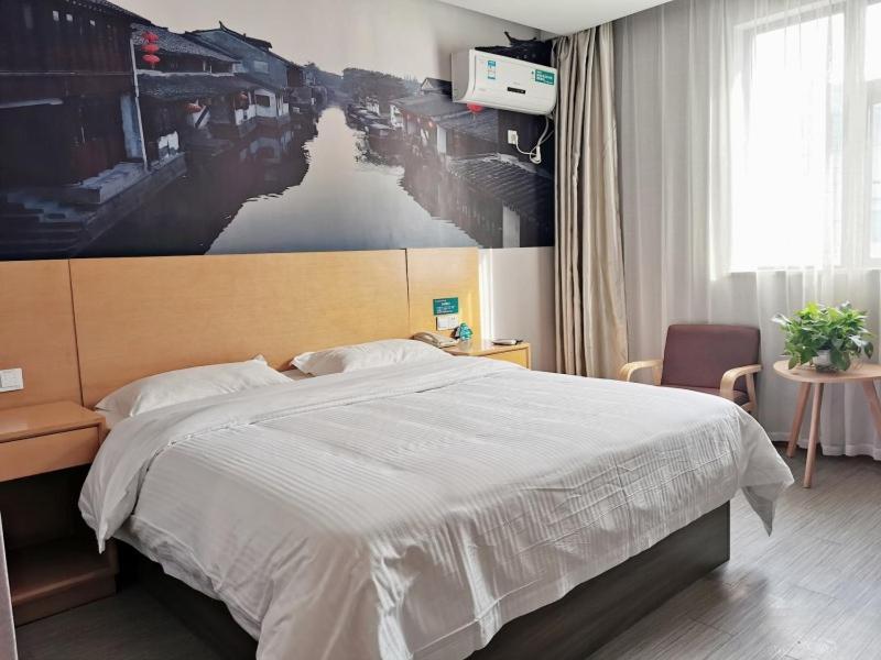 Greentree Inn Jiangsu Suzhou International Film City South Jinshan Road Express Hotel Zewnętrze zdjęcie