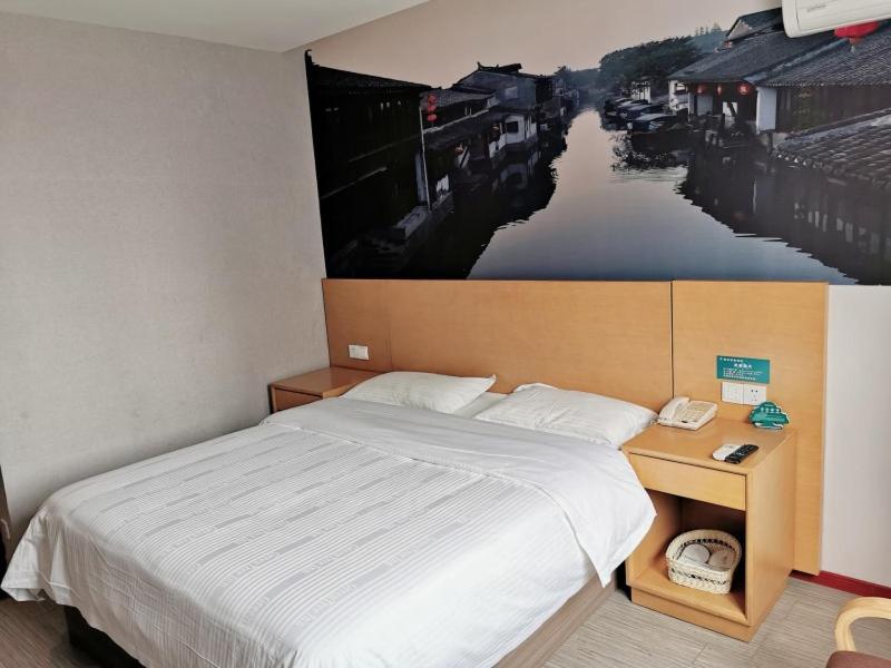 Greentree Inn Jiangsu Suzhou International Film City South Jinshan Road Express Hotel Zewnętrze zdjęcie
