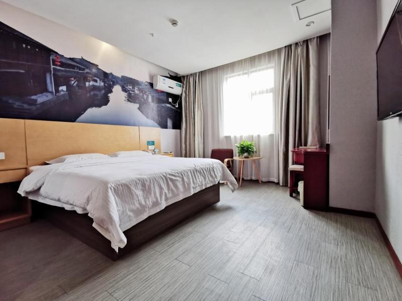 Greentree Inn Jiangsu Suzhou International Film City South Jinshan Road Express Hotel Zewnętrze zdjęcie